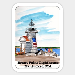 Brant Point Lighthouse Sticker